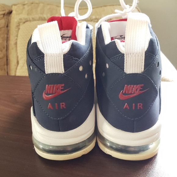 Mens 6.5 Nike Air Max 2 CB 94 Obsidian Blue Gym Red White Olympic Charles Barkle - Picture 4 of 6
